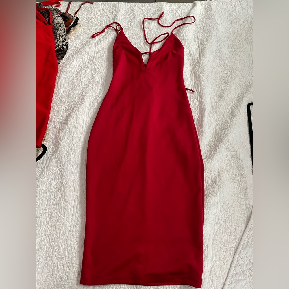 Red dress. Size medium
